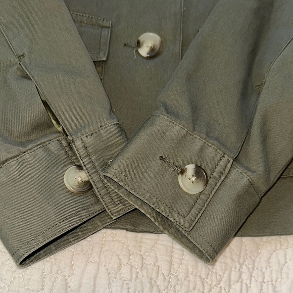 Isaac Mizrahi Khaki Jean Jacket - Picture 3 of 10